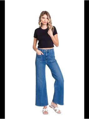 Letter to Juliet wide leg sailor jeans